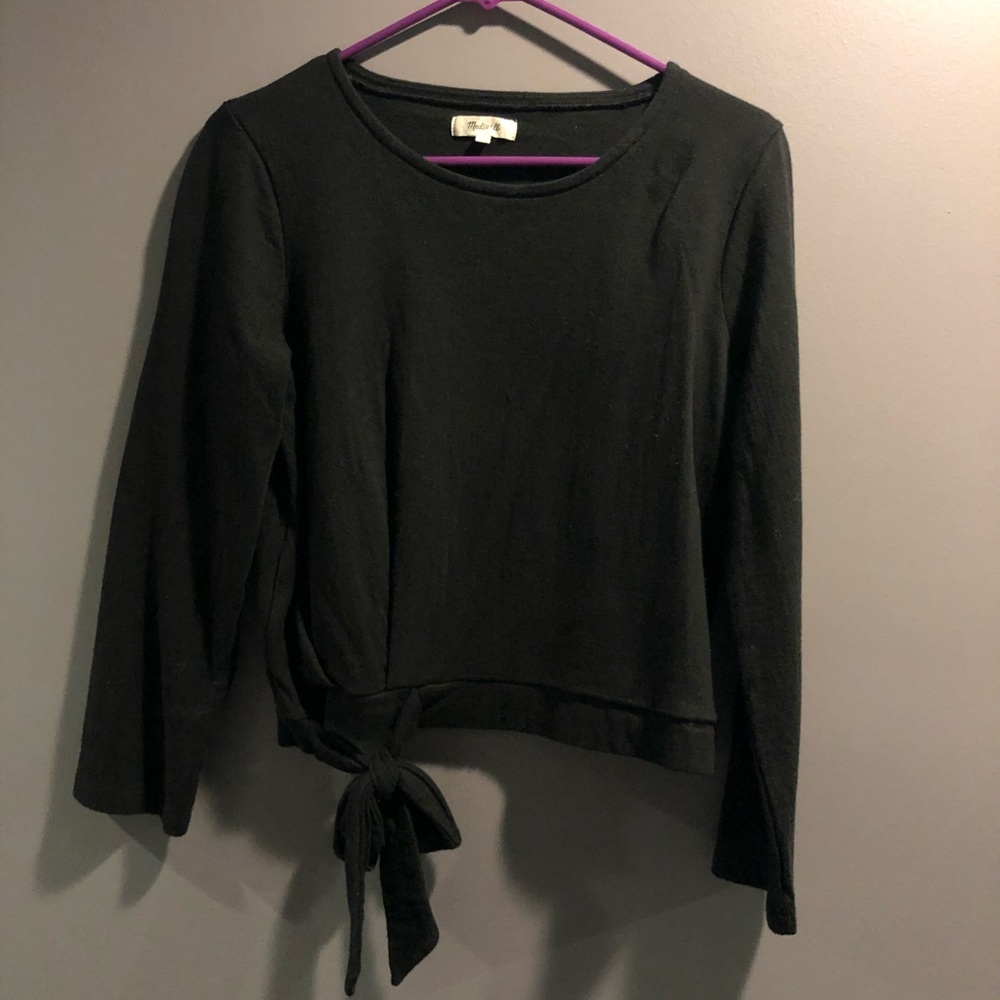 Madewell long sleeve cropped top